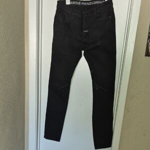 Girbaud Black Skinny Moto Jeans